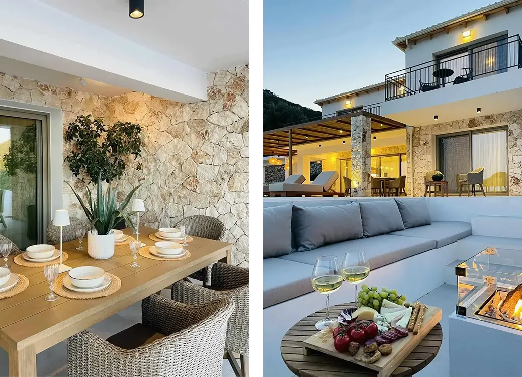 Rent a luxury villa lefkada, Afteli Evgyros